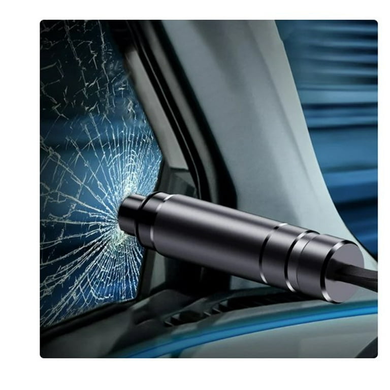 2 Pc Emergency Escape Tool Auto Car Window Glass Hammer Breaker Seat Belt  Cutter 