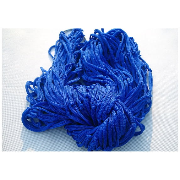 FAMTKT Outdoor Camping Portable Hammocks Comfortable Hanging Nylon Mesh Rope Hammocks