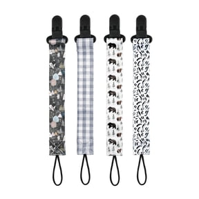 Shldybc Pacifier Clips for Baby Boys and Girls, Holder Lanyard Handy&Convenient Pacifier Rest, Pacifiers Holders Leashes for Teether Toy, Fits All Pacifiers Baby Teething Toys