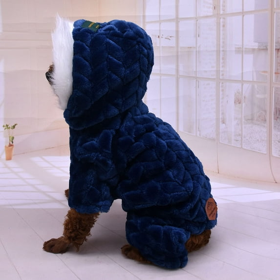 FAMTKT Pet Clothing Polyester Hoodied Sweatshirts Dog Clothes Plus Plush, Dog Birthday Party Supplies, Pet Clothes