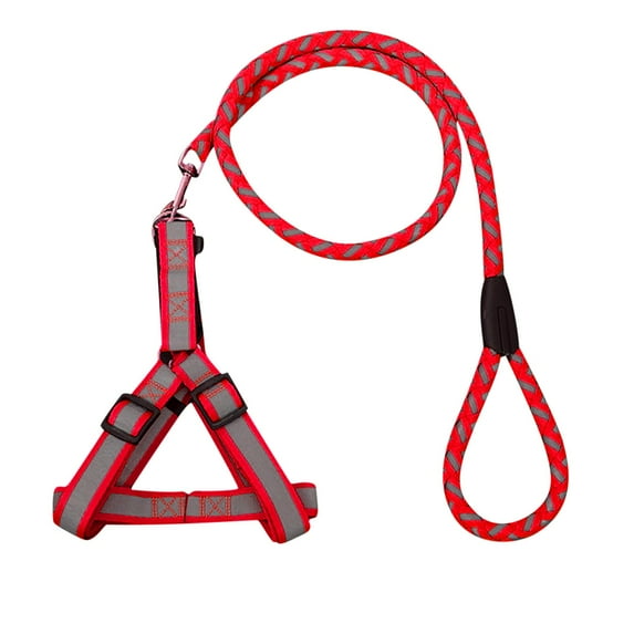 Shldybc Pet Dog Collar Traction Rope High Quality Outdoor Anti-Lost Nylon Ropes Training Collar, Slip Lead Dog Strong Heavy Duty Dog Rope Leash Braided Comfortable Handle for Small Medium Large Dogs