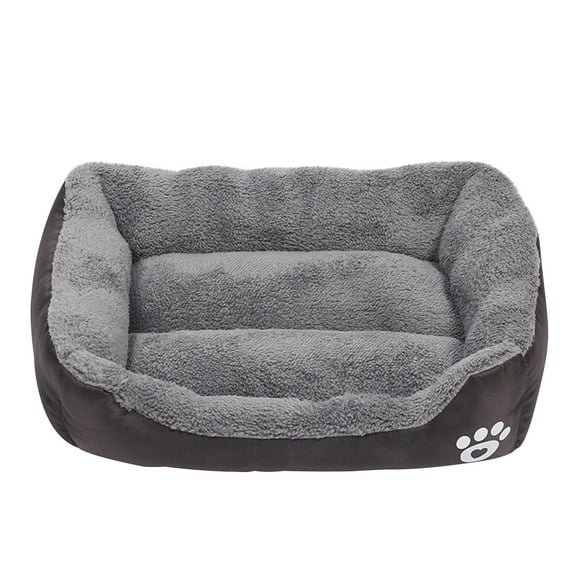 FAMTKT Pet Winter Warm Pet Square Bed Pet Supplies Cat and Dog Sleeping Bed