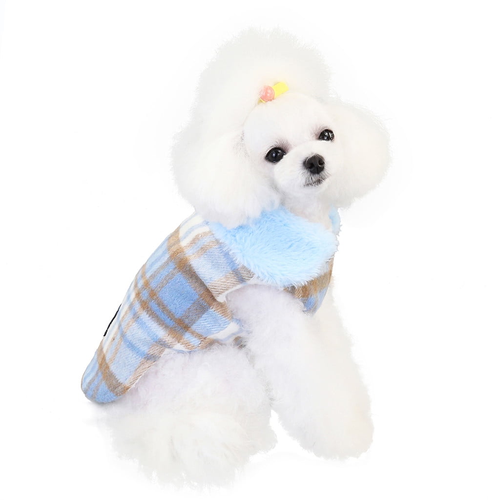 Shldybc Pet clothing new threecolor woolen woolen coat and winter