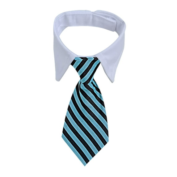 FAMTKT Pet Neck Tie Dog Neck Tie Striped Collar Bib Scarf Fake Neckline Water Towel Bow, Dog Products, Dog Collars