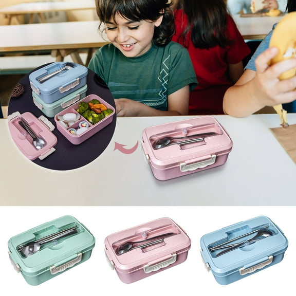 FAMTKT Thermal Insulation Bento Box Tableware Set Portable Lunch Box Lunch Box Bento Lunch Boxes