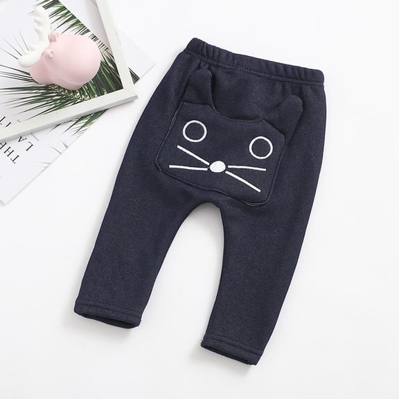 Shldybc Toddler Baby Pants Leggings Kids Baby Boys Girls Keep Warm Leggings Trousers Pants