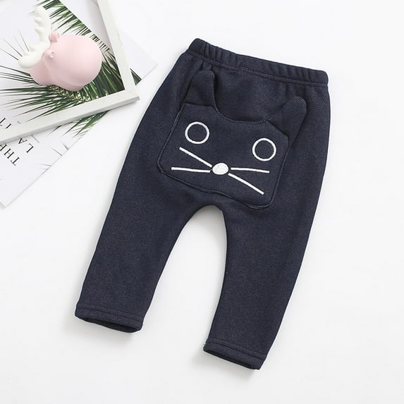 Shldybc Toddler Baby Pants Leggings Kids Baby Boys Girls Keep Warm Leggings Trousers Pants
