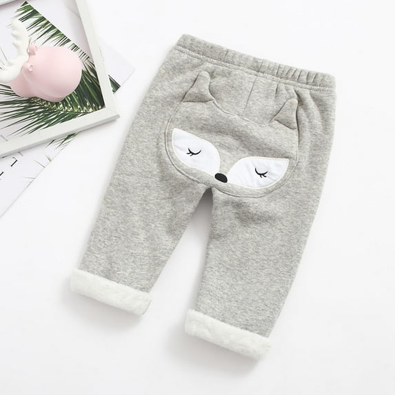 Shldybc Toddler Baby Pants Leggings for Girl Unisex Cartoon Print Trousers Pants Cute Baby Pants