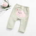thumbnail image 1 of Shldybc Toddler Baby Pants Leggings for Girl with Belt Unisex Cartoon Print Trousers Pants Cute Baby Pants, 1 of 4