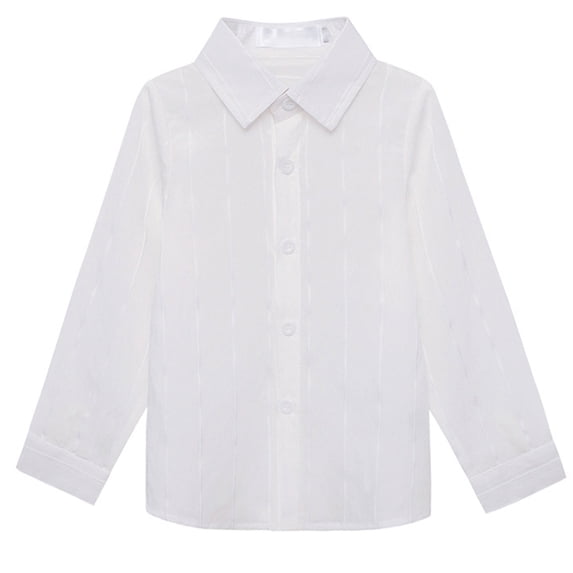 FAMTKT Toddler Boy Clothes Button-down Shirt Long Sleeve Casual Top Turndown Collar Shirt Boy Fall Outfits