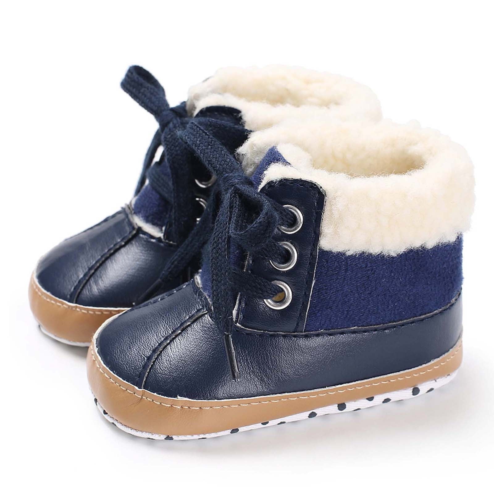 Shldybc Toddler Snow Boots for Girls Boys Cold Weather Outdoor Warm