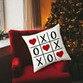 thumbnail image 1 of Shldybc Valentines Pillows Covers 18x18 Inch Valentine' Day Love Heart Holiday Decorative Romantic Valentine Themed Gifts Pillowscase for Anniversary Wedding Bedroom Living Room Sofa Couch Decor, 1 of 5