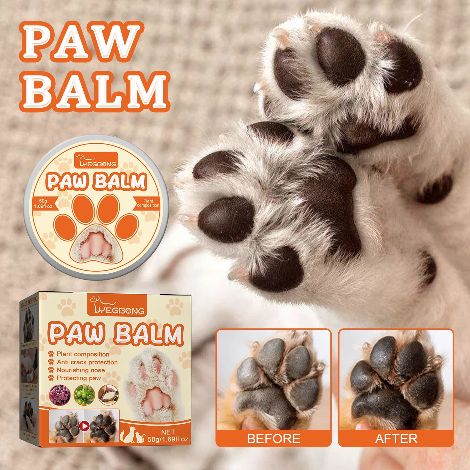 Dog paw shops salve