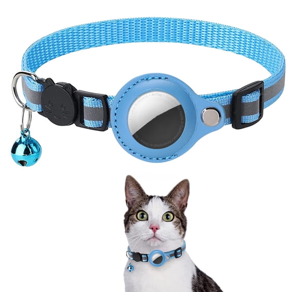 FAMTKT Mascotas Collar for Adjustabl Pet Collar for AirTags Soft Nylon Mascotas Collars with Air-Tag Sleeve for Puppy Mascotas, Dog Products, Dog Collars