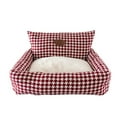 thumbnail image 1 of Shldybc Winter Warm Home Fabric Houndstooth Pet Removable and Washable Sofa on Clearance, 1 of 3