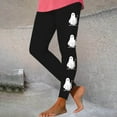 thumbnail image 1 of kladzum Women's Halloween Leggings Stretchy Halloween Pumpkin Tea With Milk Print Legging Tights Yoga Sport Pants, Halloween Leggings for Women on Clearance, 1 of 4