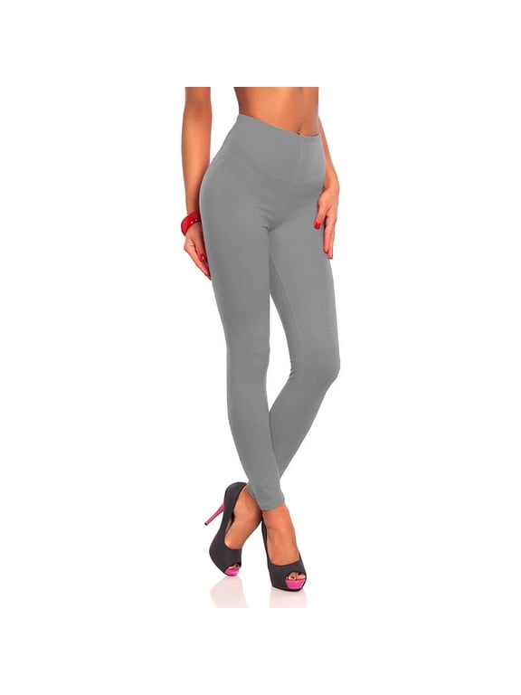 FAMTKT Women's High Waist Workout Sports Fitness Yoga Leggings Peach Hip Active Tights Stretch Pants