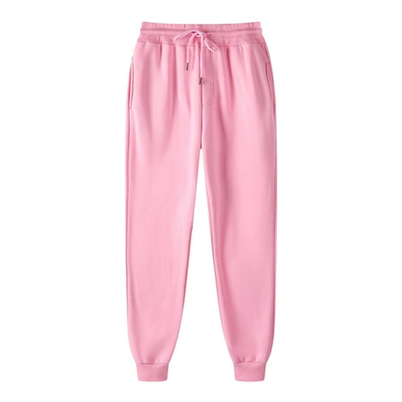 Shldybc Women's Joggers Pants Lightweight Athletic Trousers Plus Velvet Thick Solid Color Lounge Pants for Workout, Yoga, Running, Sports Pants