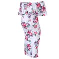 thumbnail image 1 of Shldybc Women's Maternity Sleeveless Print Dress Off Shoulder Casual Maxi Dress, Maternity Clothes, Summer Dress, 1 of 6