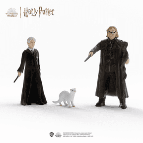 Schleich Harry Potter - Mad-Eye Moody, Draco Malfoy & Ferret Figurines - Collectable Wizarding World Toys for Kids Ages 6+ | 14907