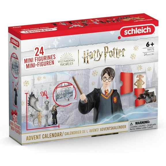 Schleich Harry Potter - Harry Potter Advent Calendar - 24 Mini Harry Potter Mini Figurine Set - Holiday Countdown Calendar - Ages 6+ | 99175