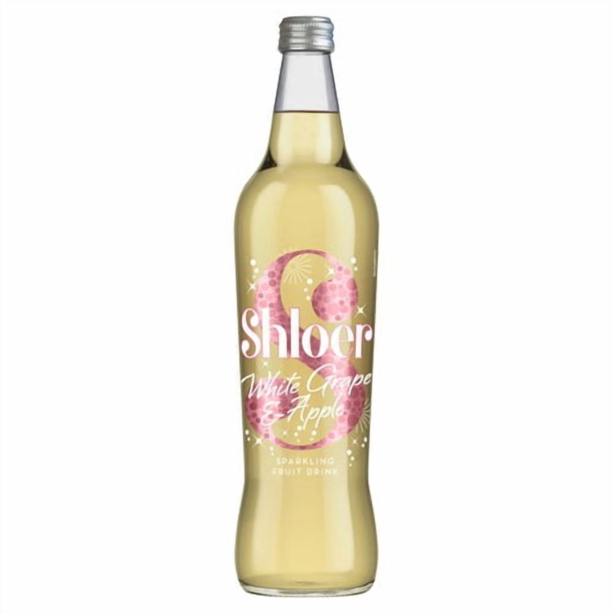 Shloer Apple Juice with White Grape Drink 750ml, British Import (Pack of 2)