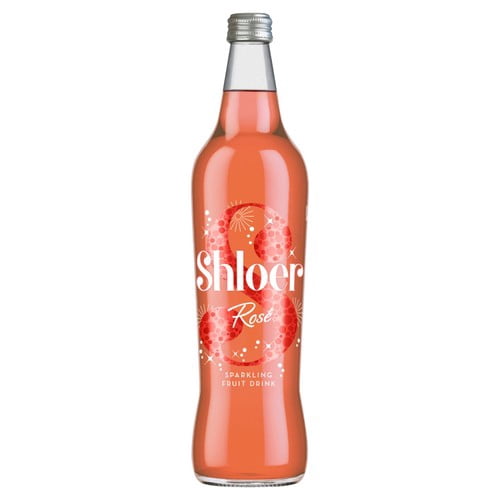 Shloer Rose Sparkling Grape Juice Drink 750ml, British Import (Pack of 2)