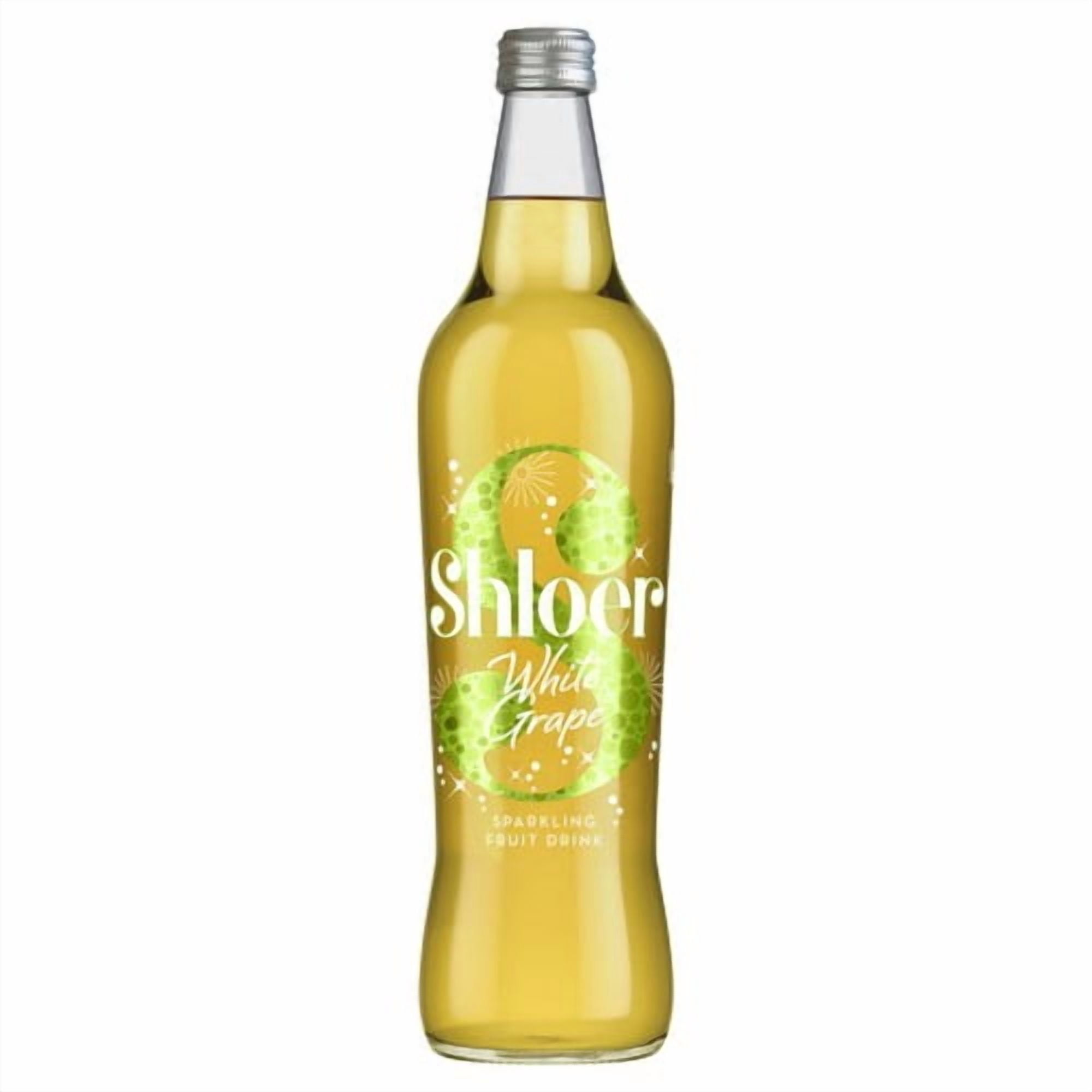 Shloer White Grape Sparkling Juice Drink 750ml, British Import (Pack of 2)