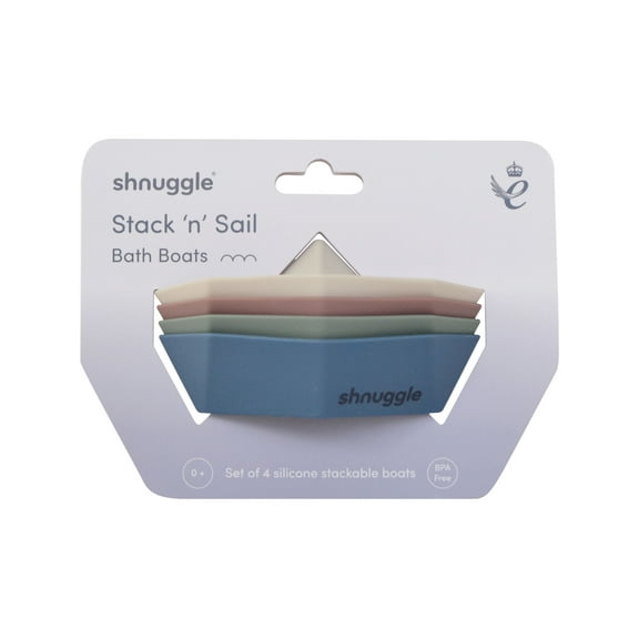 Shnuggle Stack and Sail Bath Boat Toys