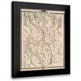 thumbnail image 1 of Shober 12x14 Black Modern Framed Museum Art Print Titled - Monroe Iowa - Shober 1875, 1 of 5