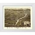 thumbnail image 1 of Shober 24x20 White Modern Wood Framed Museum Art Print Titled - Claremont New Hampshire - Shober 1877, 1 of 4