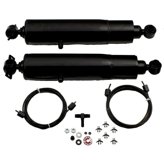 Gabriel 49218 HiJackers Rear Adjustable Air Shock Absorbers Fits Chevrolet C1500, C2500, C3500, C3500, K1500, K2500, K3500; GMC C1500, C2500, C3500, C3500 Cab & Chassis, K1500, K2500, K3500 (1 Pair)