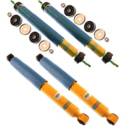 Shock Absorber Set, Compatible with Front Pin To Pin & Rear Eye To Eye 2004-2009 Chevrolet Kodiak C4500 & C5500 Gmc C4500 & C5500 Topkick