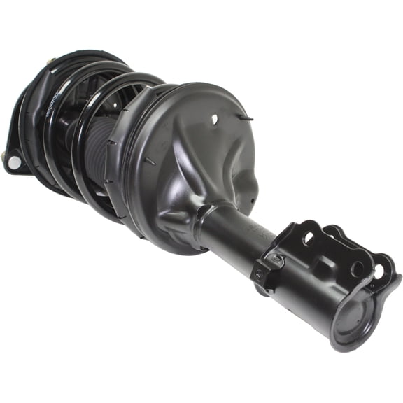 Shock Absorber and Strut Assembly Compatible with 2000-2006 Hyundai Elantra Front, Passenger Side Automatic or Manual Transaxle, Production Date From July 2000 Black