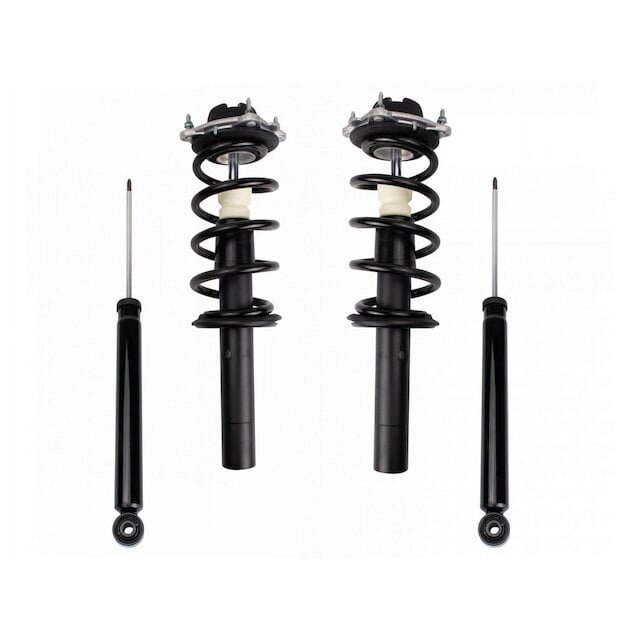 Suncore Front Strut & Coil Spring Conversion Kit For Audi Allroad Quattro A6 2001-2005 - Replace Air Suspension