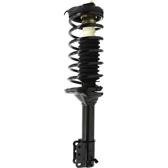Shock Absorber and Strut Assembly Compatible with 1997-2003 Ford Escort Rear, Driver or Passenger Side Sedan, Non-ABS, Front Wheel Drive Black
