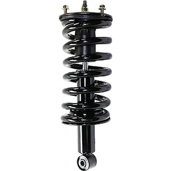 Shock Absorber and Strut Assembly Compatible with 2004-2015 Nissan Titan Front, Driver or Passenger Side Rear Wheel Drive Black