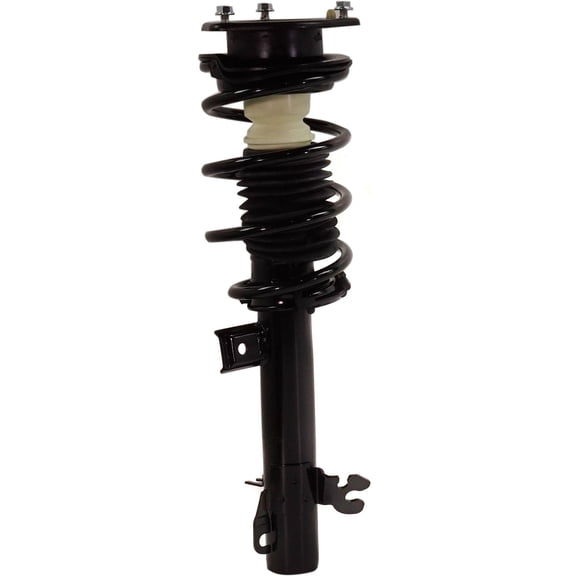 Shock Absorber and Strut Assembly Compatible with 2007-2015 Mini Cooper Front, Passenger Side Black