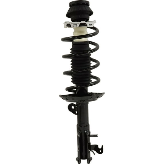 Shock Absorber and Strut Assembly Compatible with 2009-2013 Honda Fit Front, Driver Side Front Wheel Drive Black