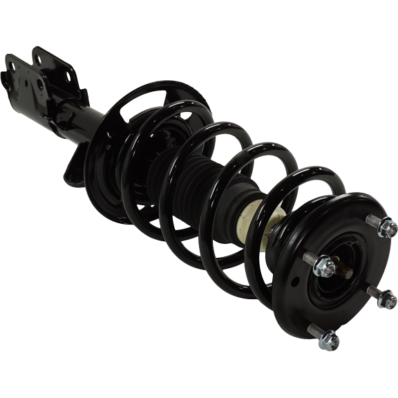 Shock Absorber and Strut Assembly Compatible with 2013-2019 Ford Explorer Front, Driver Side Front Wheel Drive Black