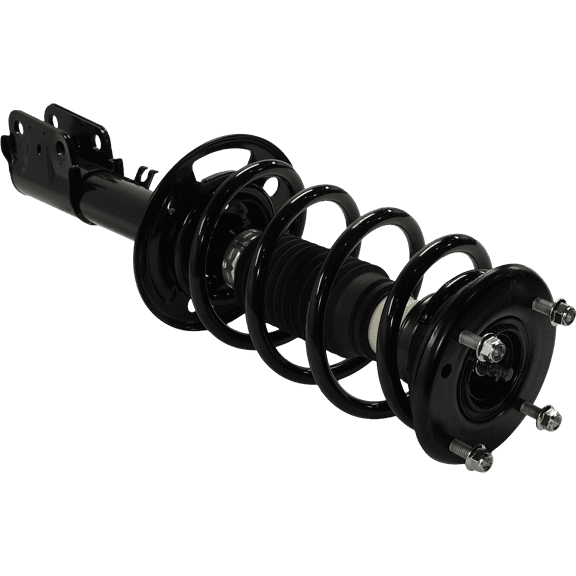 Shock Absorber and Strut Assembly Compatible with 2013-2019 Ford Explorer Front, Passenger Side Black