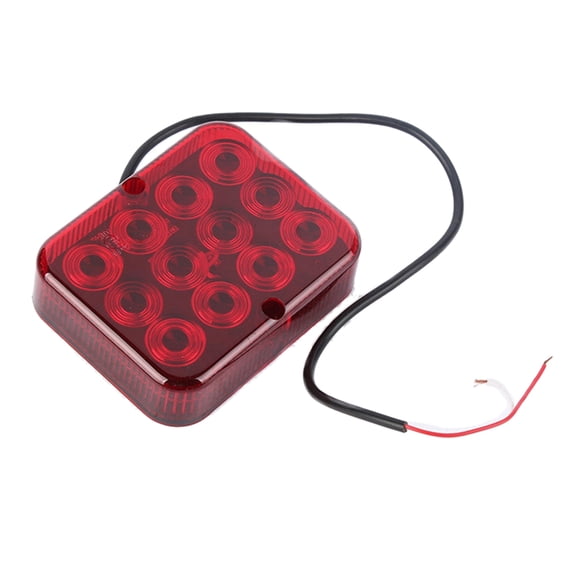 Shock Absorbing High Brightness Durability 12 LED Fog Tail Light With Strobe Functionality For Commercial Trucks And RVs