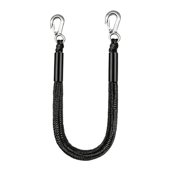 Shock Absorption Marine Rope with Double Hook Elastic Bungee Dock Lines Elastic Boats Rope Outdoor Accessories Enduring