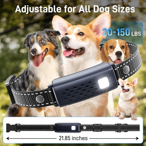Shock Collar for Dogs - 4500FT Dog Training Collar with Remote, Waterproof e Collar with Flashlight, 4 Training Modes, Keypad Lock, Rechargeable Dog Shock Collar for Small Medium Large Dogs