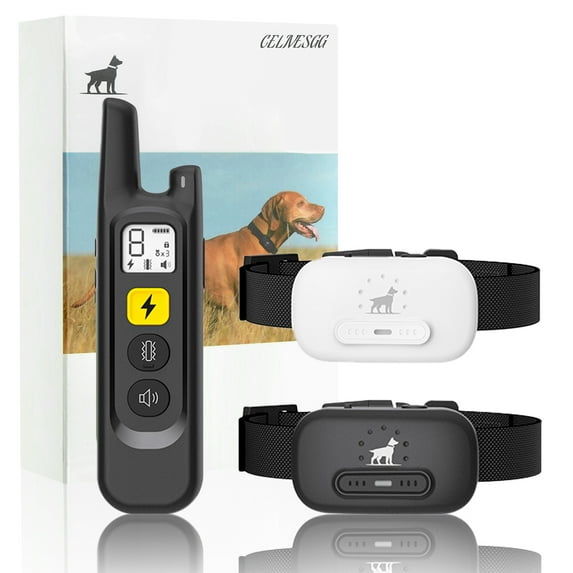 Shock Collar,Remote Trainer with Screen - Waterproof, Rechargeable Dog Training E-Collar with Tone, Vibrate, & Static