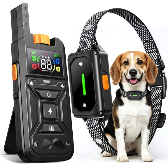 Hutact Dog Shock Collar, 99 Levels Remote Training Collar for Large & All Size Dogs, Quick Shock Waterproof Wireless Bark Collar, 3 Safe Adjustable Modes: Beep, Vibration, Shock