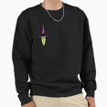 thumbnail image 1 of Shock Creepy Christmas Night Retro Vintage Funny Graphic Aesthetic Holiday Unisex Sweatshirt G30707, Up to Size 5XL, 1 of 2