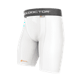 thumbnail image 1 of Shock Doctor 220 Core Compression Short with Cup Pocket, Adult XL, WHITE, 1 of 3