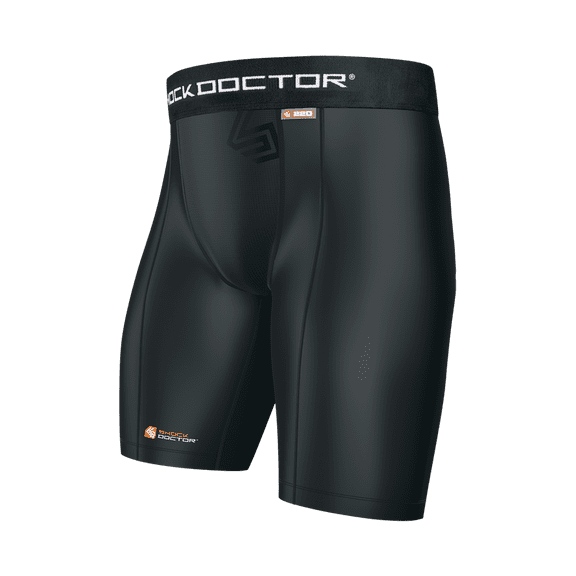 Shock Doctor 220 Core Compression Short with Cup Pocket, Boys M, BLACK