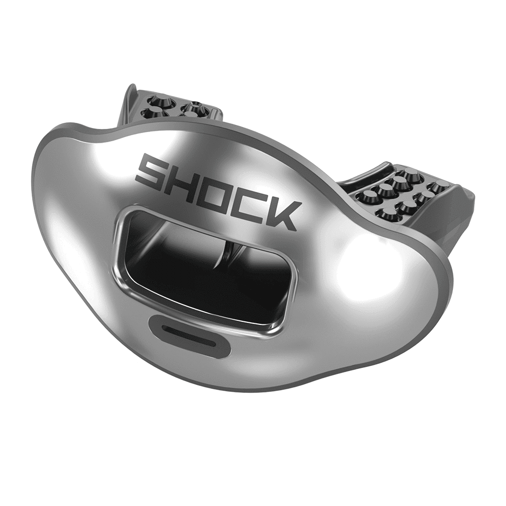 Shock Doctor 3500 Max Airflows 2.0 Prints, OSFA , CHROME SILVER